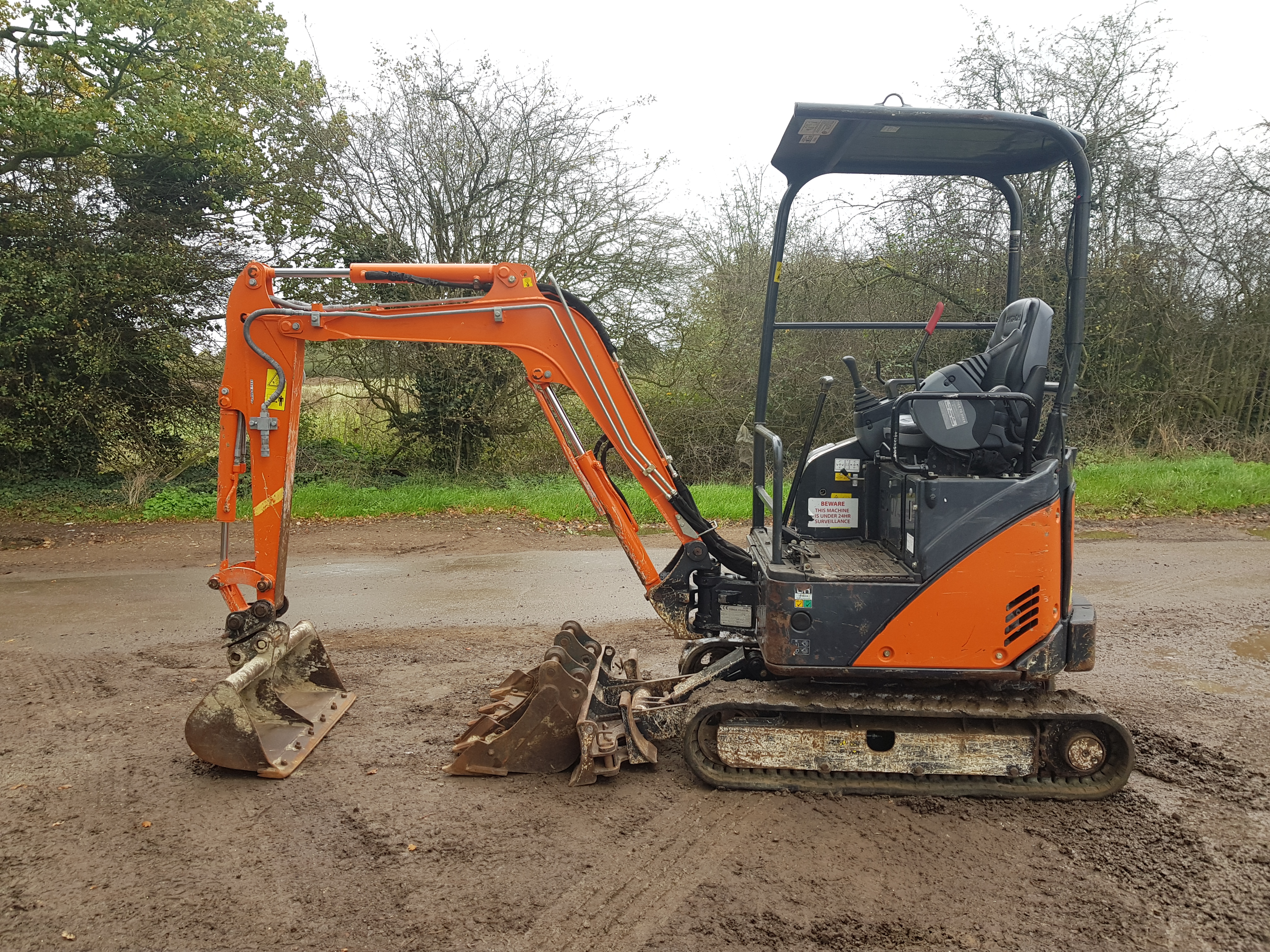 Hitachi Zaxis 17U Mini Digger BRUCE ATFIELD
